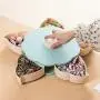 JUSTDOLIFE Creative 5-Section Rotary Flower Nut Serving Tray Candy Plate – Serviceteller mit Blume-Design für Süßigkeiten und Snacks