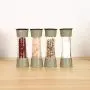 Bouteilles et bocaux de rangement | Jeu de 8 pièces en plastique rotatif pour condiments et épices | Boîtes de rangement pour sel et poivre | HUDITOOLS Bouteilles et bocaux de rangement | Jeu de 8 pièces en plastique rotatif pour condiments et épices | Boîtes de rangement pour sel et poivre | HUDITOOLS