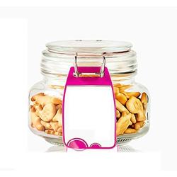 Kitchen Sealed Cans Glass Storage Jars Snacks Square Food Sealed Bottles Passion Fruit Enzyme Bottle With Lid Jam Bottle (Size : S)