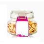 Kitchen Sealed Cans Glass Storage Jars Snacks Square Food Sealed Bottles Passion Fruit Enzyme Bottle With Lid Jam Bottle (Size : S)