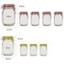 7Pcs/lot Jar Zipper Bags Fridge Freezing Food Storage Bag Reusable Snack Sandwich Travel Bags Seal Food Saver,as picture