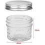 VERONES Mason Jars Canning Jars, 4 OZ Jelly Jars With One Piece Regular Lids, Ideal for Jam, Honey, Wedding Shower Favors, Baby Foods, DIY Magnetic Spice Jars, 40 PACK