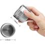 Magnetic Spice Jar Set With Stickers Stainless Steel Spice Tins Spice Storage Container Pepper Seasoning Sprays Tools (16)