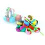 TOPJAR 24-Pack 5ml Food Grade Silicone Container Non Stick Round Multi Use Storage Oil Jar Assorted Color and a Carving Tool