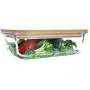 Boîtes de conservation alimentaires BlueHills Premium en verre avec couvercles en bambou, sans plastique, BPA-free, micro-ondes, congélateur et lave-vaisselle, ensemble de 5 pièces (couvercle en bambou G004). Boîtes de conservation alimentaires BlueHills Premium en verre avec couvercles en bambou, sans plastique, BPA-free, micro-ondes, congélateur et lave-vaisselle, ensemble de 5 pièces (couvercle en bambou G004).