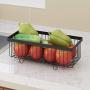 Cabinet Storage Kitchen Organization Spice Rack Basket Seasoning Display Hanging Holder Wall Mounted Metal Shelf Jars Storage For Pantry Bathroom Laundry Garage
