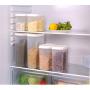 Sealed cans, grain storage tanks, plastic transparent kitchen storage box set of 3