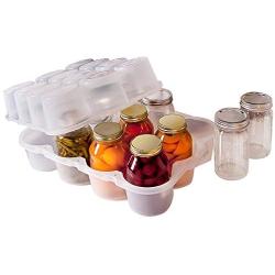 JarBox Canning Jar, Quart, Semi-Clear