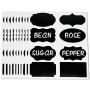 CAXXA Chalkboard Labels Waterproof Chalk Removable Stickers Mason Jars | For Kitchen Cabinet Pantry Closet (80 Pieces)