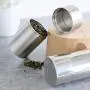 Stainless Steel Coffee Tea Canister Spice Cruet Herb Jar Toothpick Holder Stainless Steel Coffee Tea Canister Spice Cruet Herb Jar Toothpick Holder