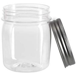 Plastic Mason Jars 8oz 6pc Perfect for DIY Projects Paints Vase Organizing Food Safe and More