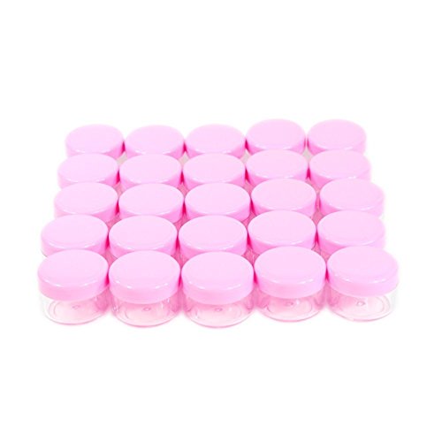 5Gram Cosmetic Containers 25pcs Sample Jars Tiny Makeup Sample Containers with lids