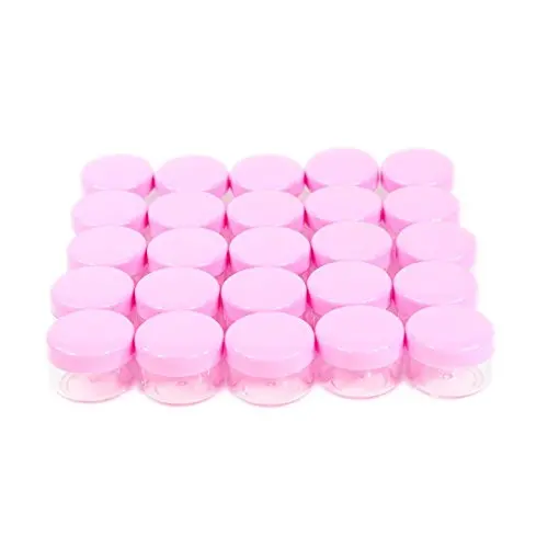 5Gram Cosmetic Containers 25pcs Sample Jars Tiny Makeup Sample Containers with lids 5Gram Cosmetic Containers 25pcs Sample Jars Tiny Makeup Sample Containers with lids