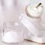 Klare Migavan Lagerbehälter, 12 Stück 1,7 oz Leere Klare Kunststoff Behälter mit Weitmuндen und weißen Schraubverschlussdeckeln für Lebensmittel, Kosmetik, DIY-Knete