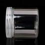 XISAOK Clear Strong PET Round Food Storage Container Jar Sealed Pot Can with Clear Lid