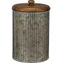 Primitives by Kathy 37690 Tin Canisters, Galvanized Metal