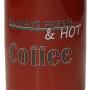 Tognana DE1BAN6M034 Vintage Coffee Storage Jar with Airtight Lid, 5.8 Cups, Red