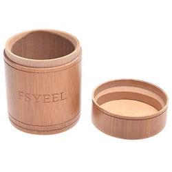 FSYEEL Tea Canister, Bamboo Tea Box Loose Leaf Tea Canisters Container Tea Storage Jar with Lid