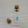 Mini Glass Bottle With Natural Cork Stoppers 1Ml 2M 3Ml 4Ml 5Ml Glass Jars Idea For Wedding And Parties,2Ml Clear