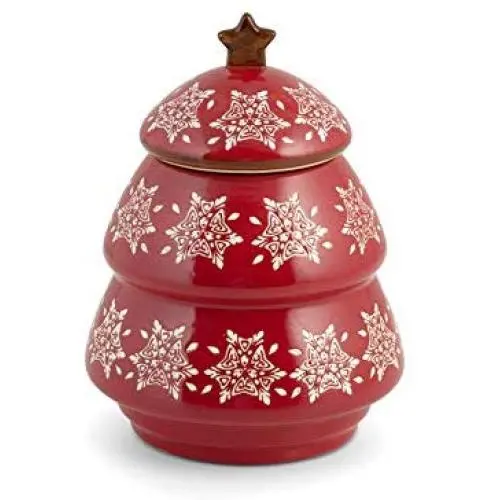 Pot Grace H&H, Céramique, Rouge, 15x19 cm Pot Grace H&H, Céramique, Rouge, 15x19 cm