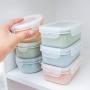 HUAIREN Round Mini Lunch Box Refrigerator Storage Box Pp Food Kitchen Sealed Box Lunch Grain Cans Classification Container-A-a