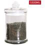 Glass Sealed Jars, Kitchen Household Cereal Containers, Storage Spices/Oatmeal/Beans/Rice