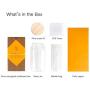 Tianhui Modern Design Airtight Food Storage High Borosilicate Glass Jar with Silicone Sealing Ring Wood Lid for Tea, Coffee, Spice and More (1200ML)
