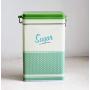 Containers Jars Pots Kitchen Square Tea Coffee Canisters Storage Mini Containers Jars Pots -Green