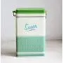 Yuziyu Kitchen Square Tea Coffee Canisters Storage Mini Containers Jars Pots -Blue Yuziyu Kitchen Square Tea Coffee Canisters Storage Mini Containers Jars Pots -Blue