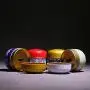 Yuanhaourty Retro Round Loose Leaf Tea Storage Container Coffee Candy Storage Box for Wedding Party Favor Organizer Container