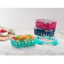 Ello DuraGlass Glass Food Storage Containers with Sillicone Protection