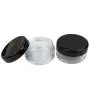 Bouteilles Rondes Transparentes 5G/5ML avec Couvercles Noirs pour Herbes, Épices, Thé en Feuilles Vertes, Café et Autres Aliments – BPA Free (Quantité : 25pcs) Bouteilles Rondes Transparentes 5G/5ML avec Couvercles Noirs pour Herbes, Épices, Thé en Feuilles Vertes, Café et Autres Aliments – BPA Free (Quantité : 25pcs)