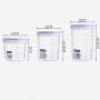 Storage Sealed Can Kitchen Pantry Storage Containers for Sugar Flour and Baking Supplies 3Pcs
