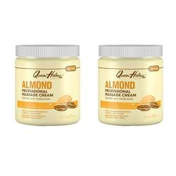 Queen Helene Jar Cream Almond Massage 15 Ounce (443ml) (2 Pack)