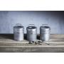 KitchenCraft Sugar Container Industrial Kitchen 11x16,5cm, 10.5 x 11 x 17 cm, Grey