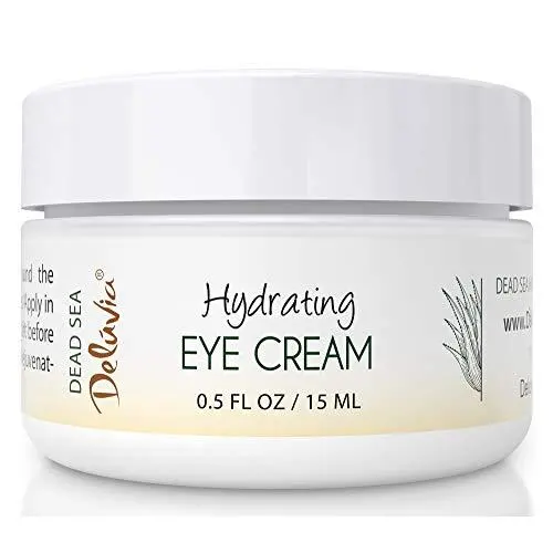 Augencreme Feuchtigkeitscreme, Unter- und Augencreme, Bio Aloe Vera, Vitamin E, Rosenhip Öl für Trockene Haut und Falten (.5 oz) Hautpflege von Deluvia
