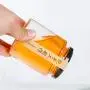 25 Stück 5,1 x 4,8 cm 45 ml Hexagon Glasbehälter Gewürzbehälter Bastelbehälter für Marmelade Honig Würzgläser Flaschen - Transparent