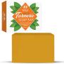 Turmeric Soap Bar for Face & Body - All Natural Turmeric Skin Lightening Soap - Turmeric Face Soap Reduces Acne, Fades Scars & Brightens Skin - 4 Oz Turmeric Bar Soap for All Skin Types Made in USA