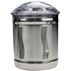 Stainless Steel Window Airtight Kitchen Coffee Canister Container Storage Holder