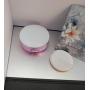 15ML Empty Round Air Cushion Puff Box Cushion Pact Cosmetic Make up Case DIY Dressing Holder BB CC Liquid Cream Foundation Powder Container for Women Lady Girls (Light Purple)