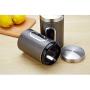 KXDAR Coffee Canister, Tea Container, Seal Coffee Storage Food Storage Jars Stainless Steel, Sugar Vacuum Tins (Set 1 Pcs/Set 3 Pcs),1Pcs