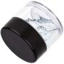 Beauticom High-Graded Quality 7 Grams/7 ML (Quantity: 12 Packs) Thick Wall Crystal Clear Plastic LEAK-PROOF Jars Container with Black Lids for Cosmetic, Lip Balm, Lip Gloss, Creams, Lotions, Liquids