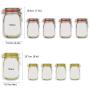 12 Pieces Mason Jar Zipper Bags Reusable Snack Saver Bag Leakproof Food Sandwich Storage Bags