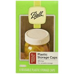 Ball Regular Mouth Jar Storage Caps Set of 8 (Regular x2)