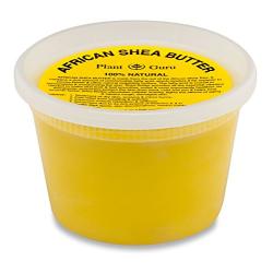 Raw African Shea Butter 16 oz Unrefined Grade A 100% Pure Natural Yellow / Gold From Ghana DIY Crafts, Body, Lotion, Cream, lip Balm, Soap Making, Eczema, Psoriasis And Aid Stretch Marks