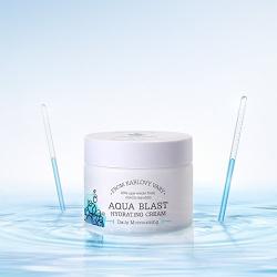 Ariul Aqua Blast Hydrating Cream 1.69 fl. oz. Natural Moisturizing Cream to Balance Skin Temperature, Sodium Hyaluronate, Betaine, Niacinamide, Adenosine, Calm & Soothe