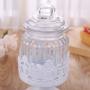 WAOving Christmas Glass Jar Candy Sugar Storage Bottle Wedding Gift Hollow Home Decor