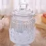 Glasbehälter für Weihnachts Süßigkeiten Zucker Speicherglas für Hochzeit Geschenk dekorativer Holzhülle