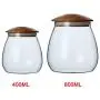 Glasbehälter mit Schraubverschluss 800ml/400ml – Glas Lebensmittelbehälter, luftdichte Küchen- und Vorratsgläser