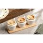 Mini Spice Jars Creative thread seasoning jar Japanese style spice box kitchen ceramic seasoning bottle